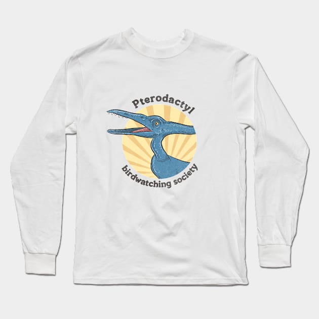 Pterodactyl society member Long Sleeve T-Shirt by AV